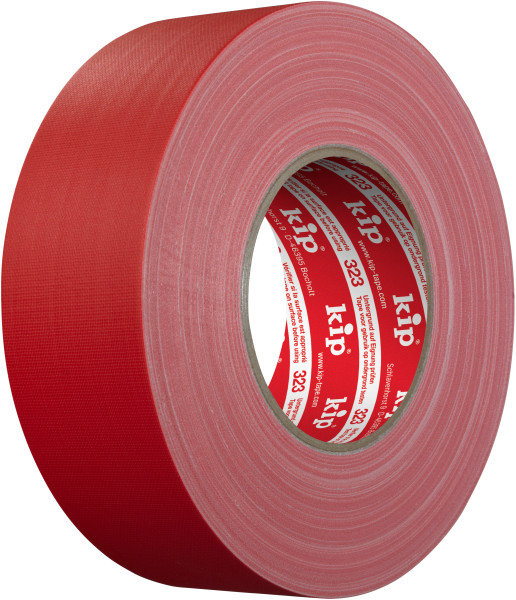 Kip 323-75 Cloth Gaffers Tape red matte 50mm x 50m