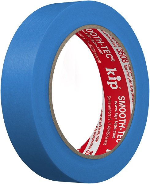 Kip 3508-23 SMOOTH-TEC Glattkrepp blau 24mm x 50m