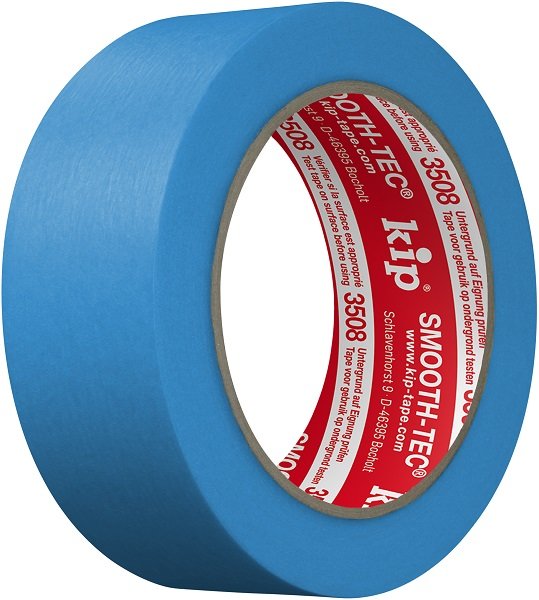 Kip 3508-35 SMOOTH-TEC Glattkrepp blau 36mm x 50m
