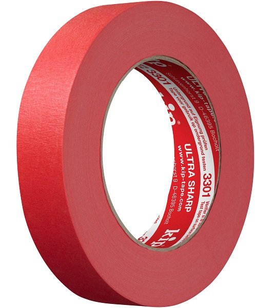 Kip 3301-24 ULTRA SHARP Masking Tape red 24mm x 50m