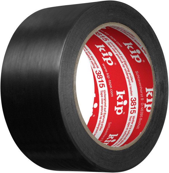 Kip 3815-85 PVC Schutzband schwarz 50mm x 33m
